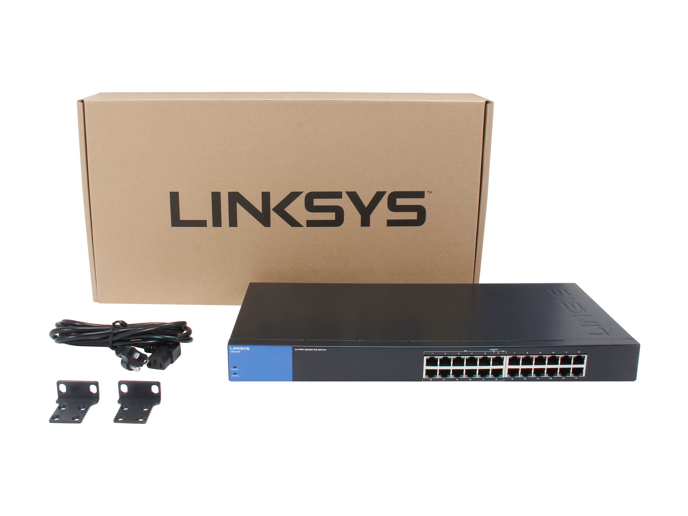 LINKSYS LGS124P 24-Port Business Gigabit PoE+ Switch