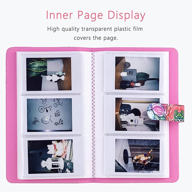 96 Pockets Mini Photo Album for Fujifilm Instax Mini Camera Polaroid Snap Z2300 SocialMatic Instant Cameras amp Zip Instant Printer Sketch