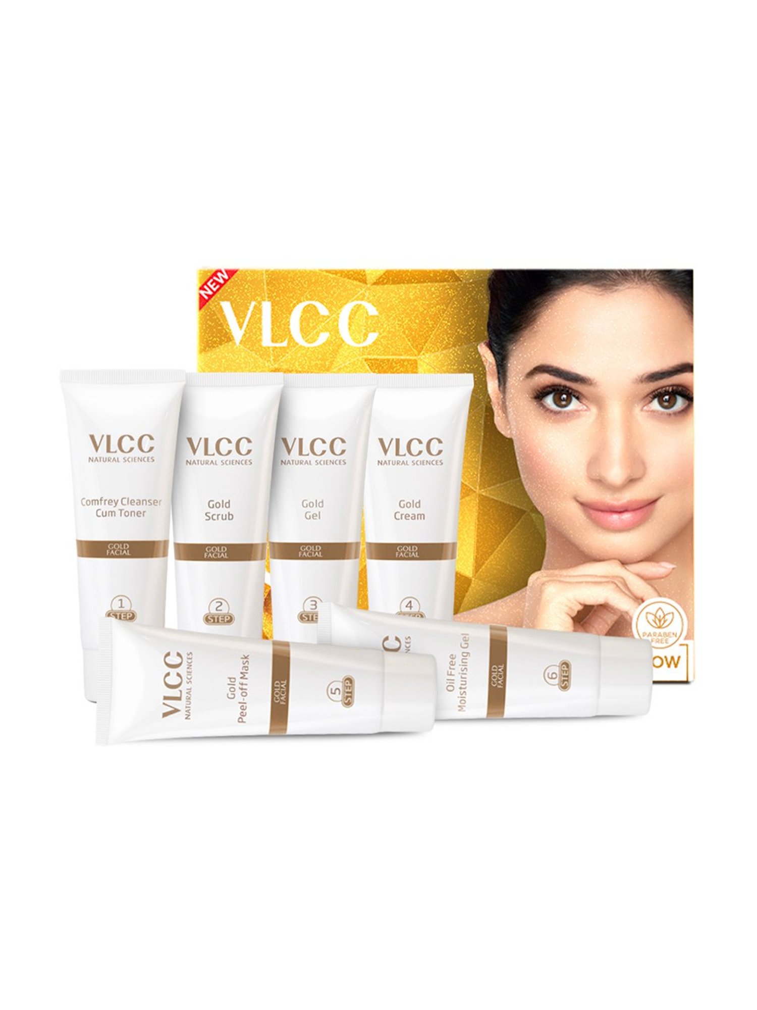 VLCC Gold and Diamond Facial Kit Combo