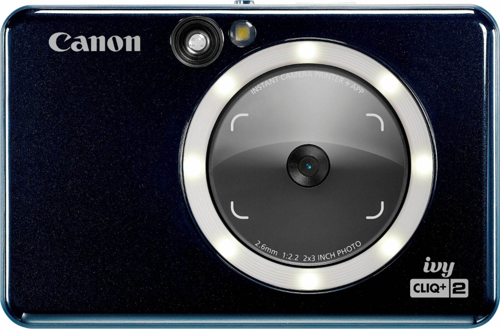Canon - Ivy Cliq+2 Instant Film Camera - Midnight Navy