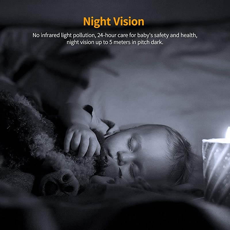 Home Security Camera Baby Camera1080P HD  Wireless WiFi Camera for PetNanny Motion Alerts 2 Way Audio Night Vision Compatible with Alexa Echo Show with TF Card Slot and Cloud
