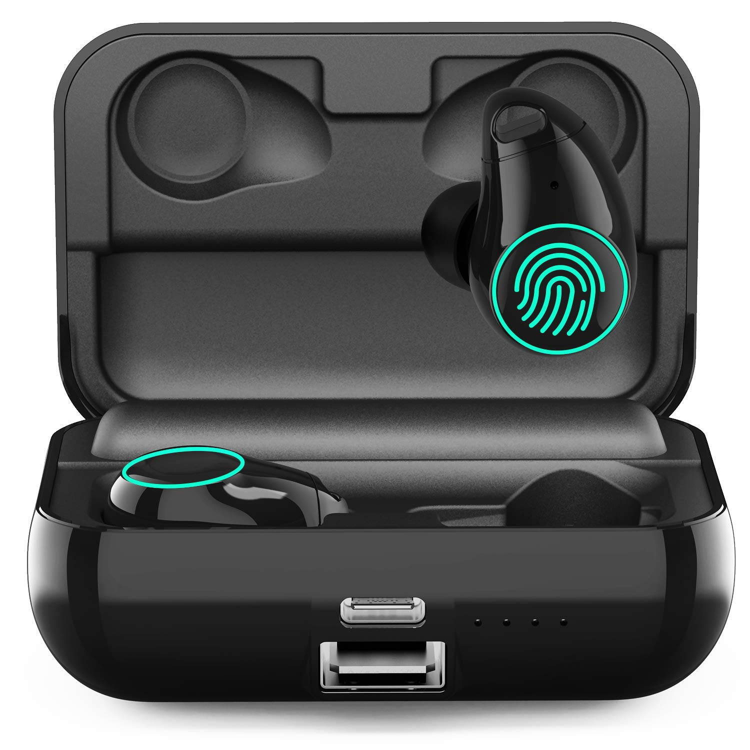 Arbily Wireless Bluetooth Earbuds, Bluetooth Earphones with Mic, Sport HD Stereo IPX6 Waterproof Air Bud Wireless Noise Canceling Workout Sports Earbuds