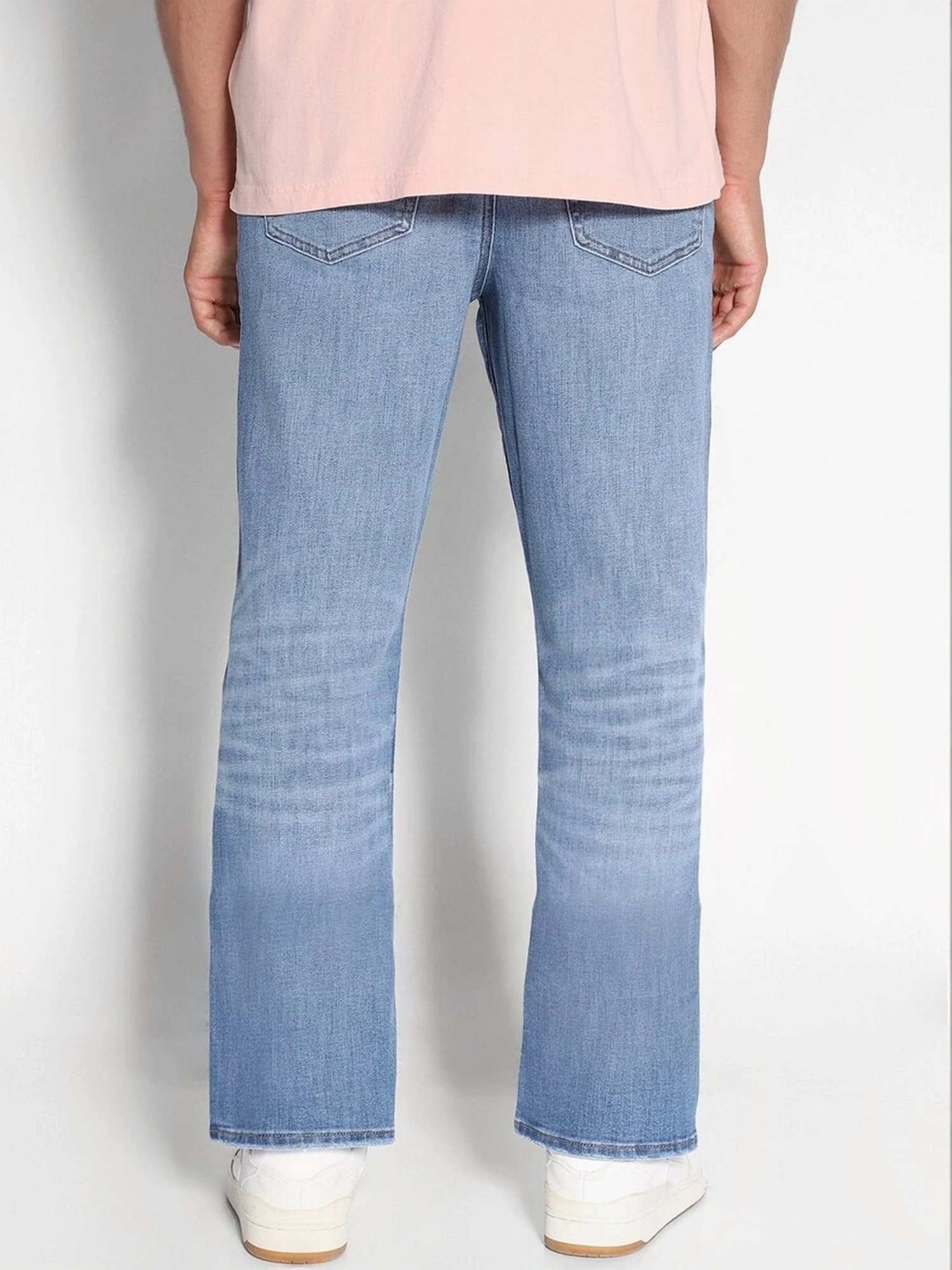 American Eagle Blue Cotton Regular Fit Jeans