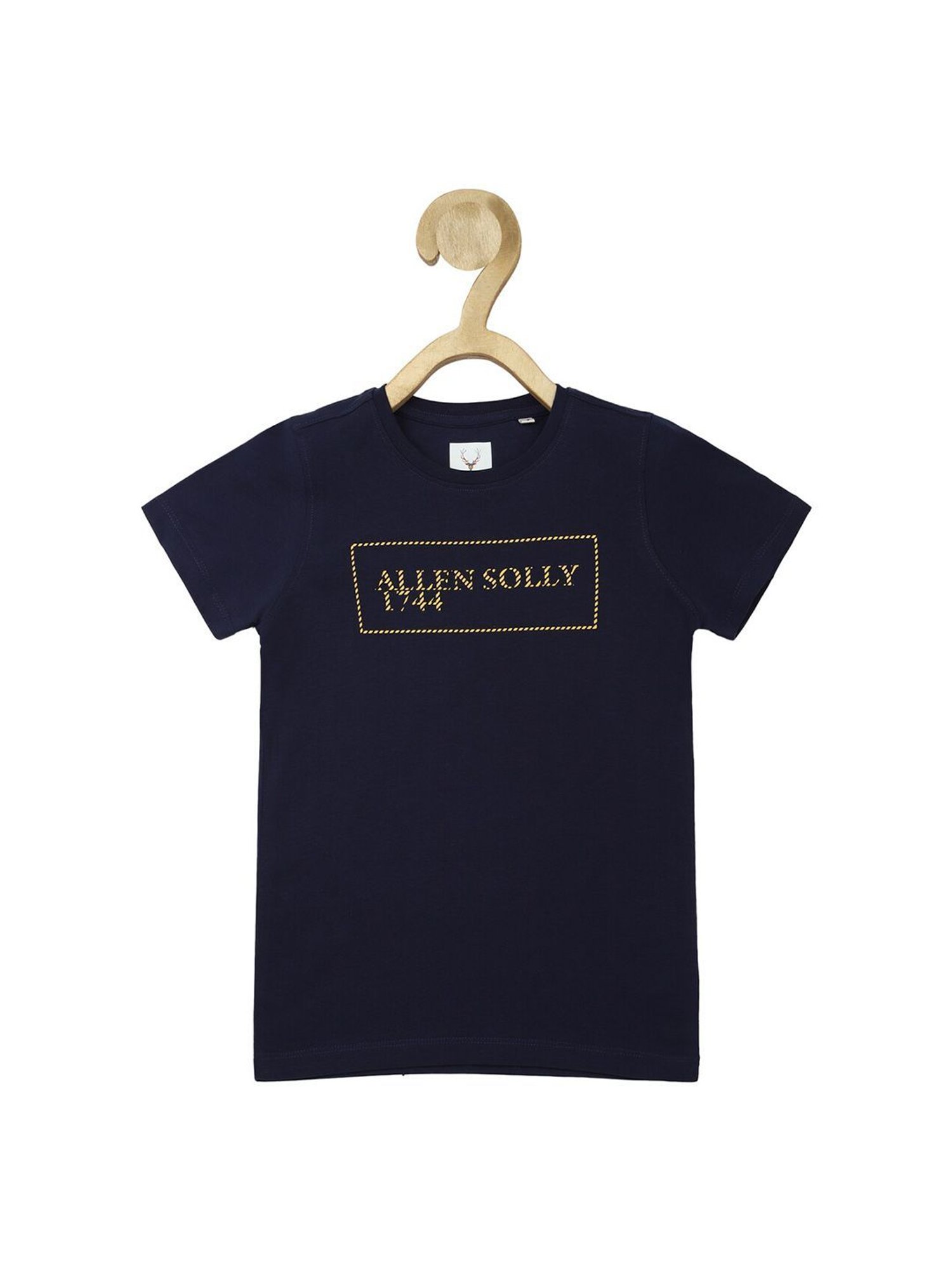 MINIKLUB Boys Blue Printed Full Sleeves T-Shirt