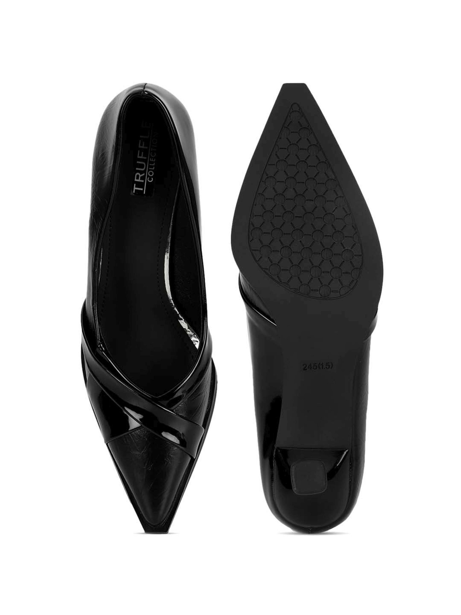 Truffle Collection Women's Black Stiletto Pumps