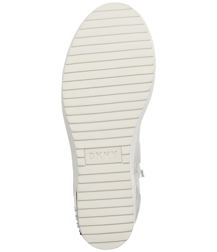 DKNY Catelin Hidden Wedge High Top Sock Sneakers