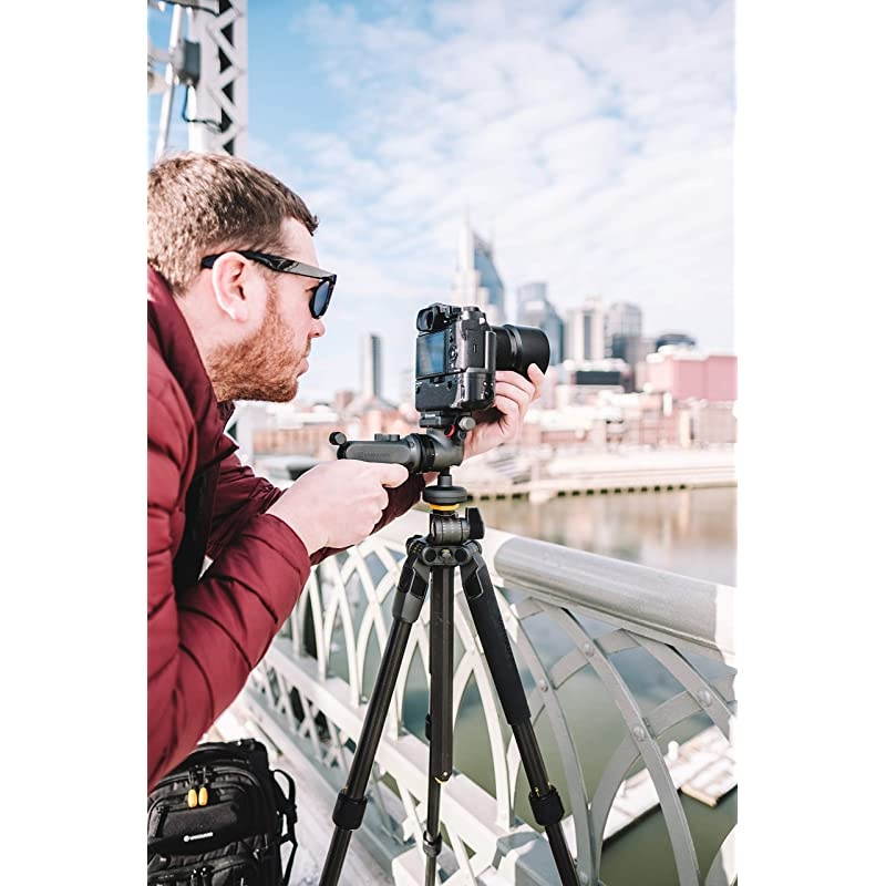 Alta Pro 2+ 263AGH Aluminum Tripod with Alta GH-100 Grip Head and Multi-Angle Center Column for Sony, Nikon, Canon DSLR Cameras