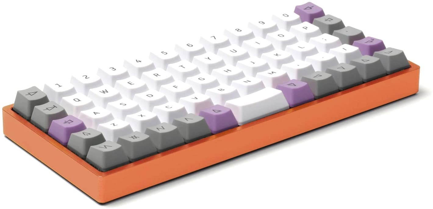 Drop + OLKB Preonic Acute Keycaps &mdash; Compact Ortholinear Form Factor, PBT Dye-subliminated Keycaps in OEM Profile, for Cherry MX Switches and Clones (Acute Keycaps)
