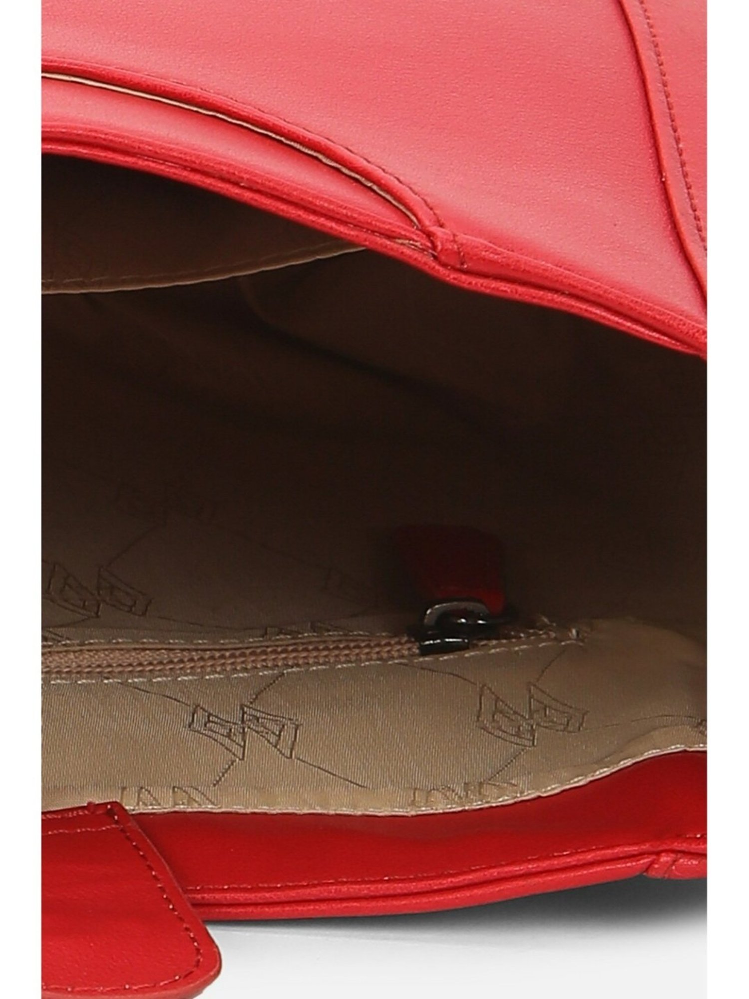 Van Heusen Red Solid Hobo Bag