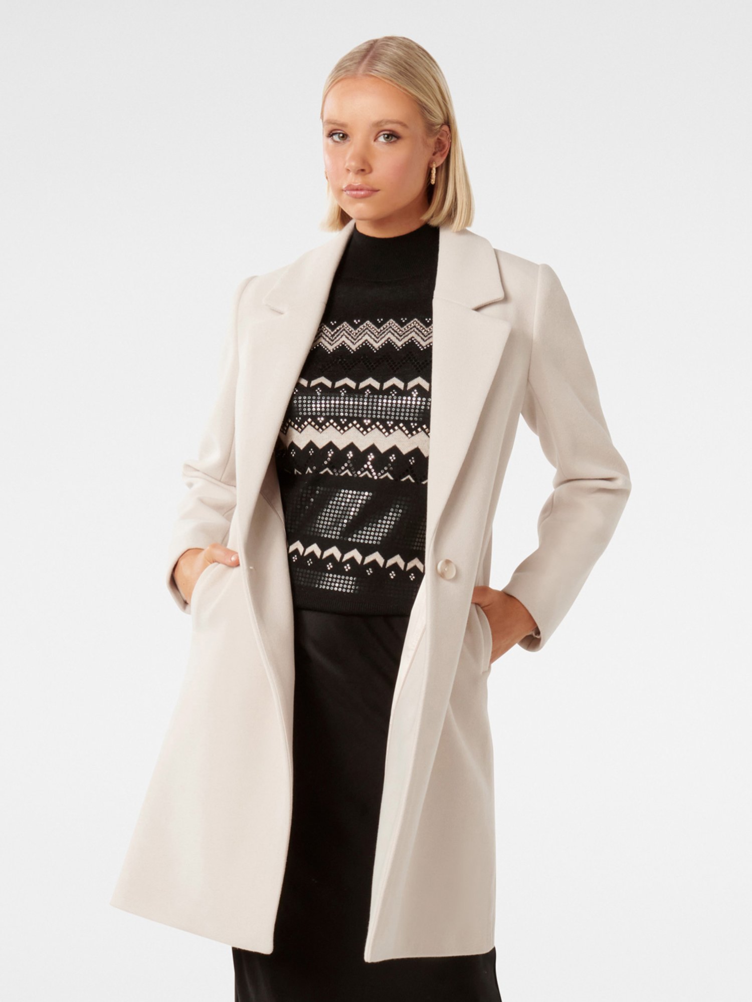 Forever New Billie Longline Coat