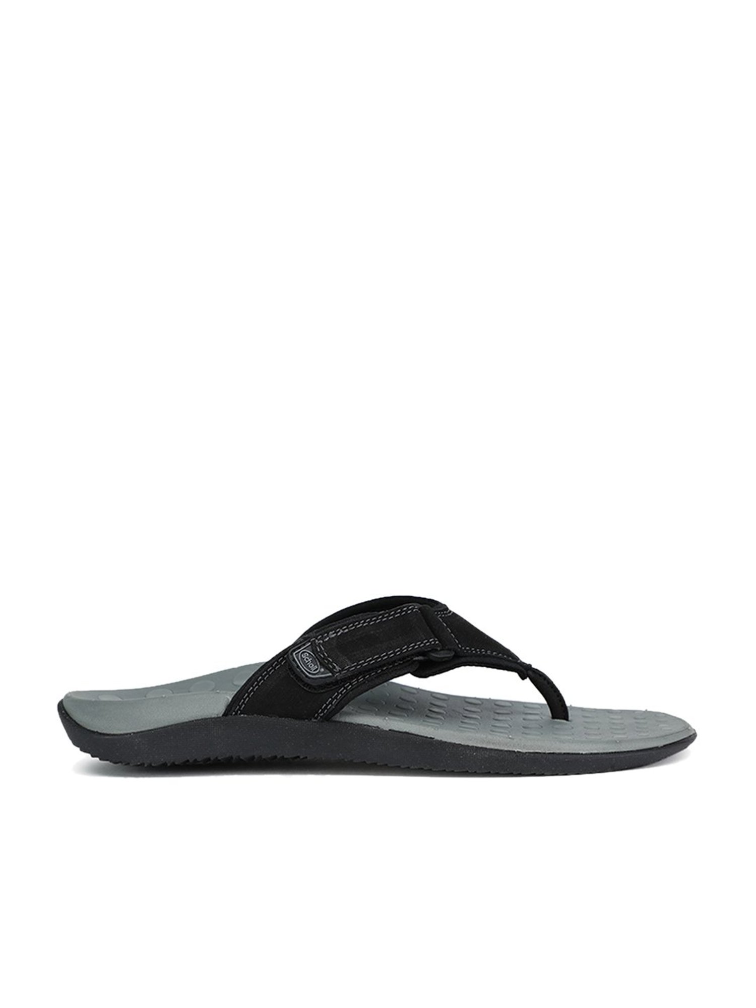 Scholl by Bata Men's Ortha Black Thong Sandals