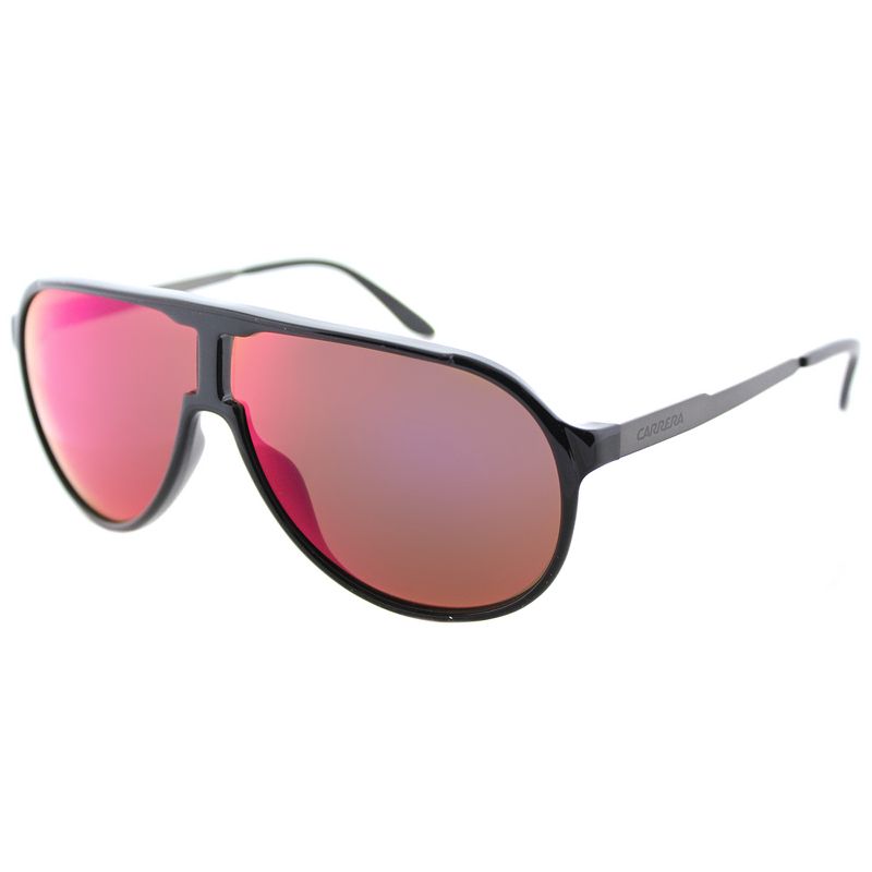 Carrera  LB0 Unisex Aviator Sunglasses Black Dark Ruthnium 62mm
