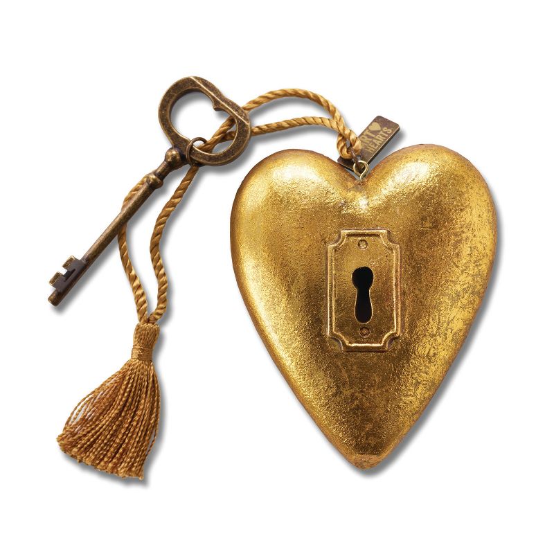 DEMDACO Love Story Art Heart 4" - White