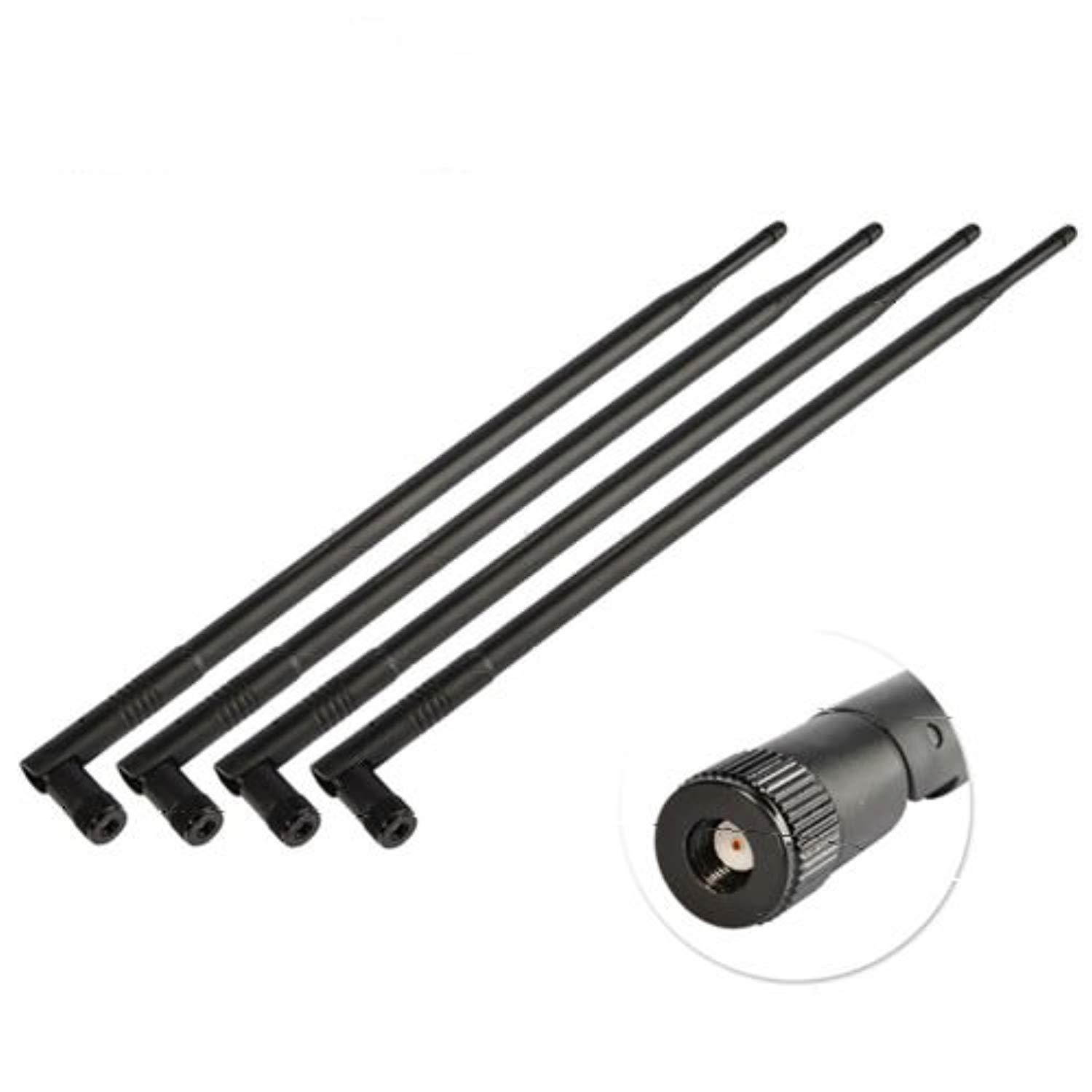 4-pack 12dbi 2.4ghz wifi antenna with rp-sma connector for wifi router booster