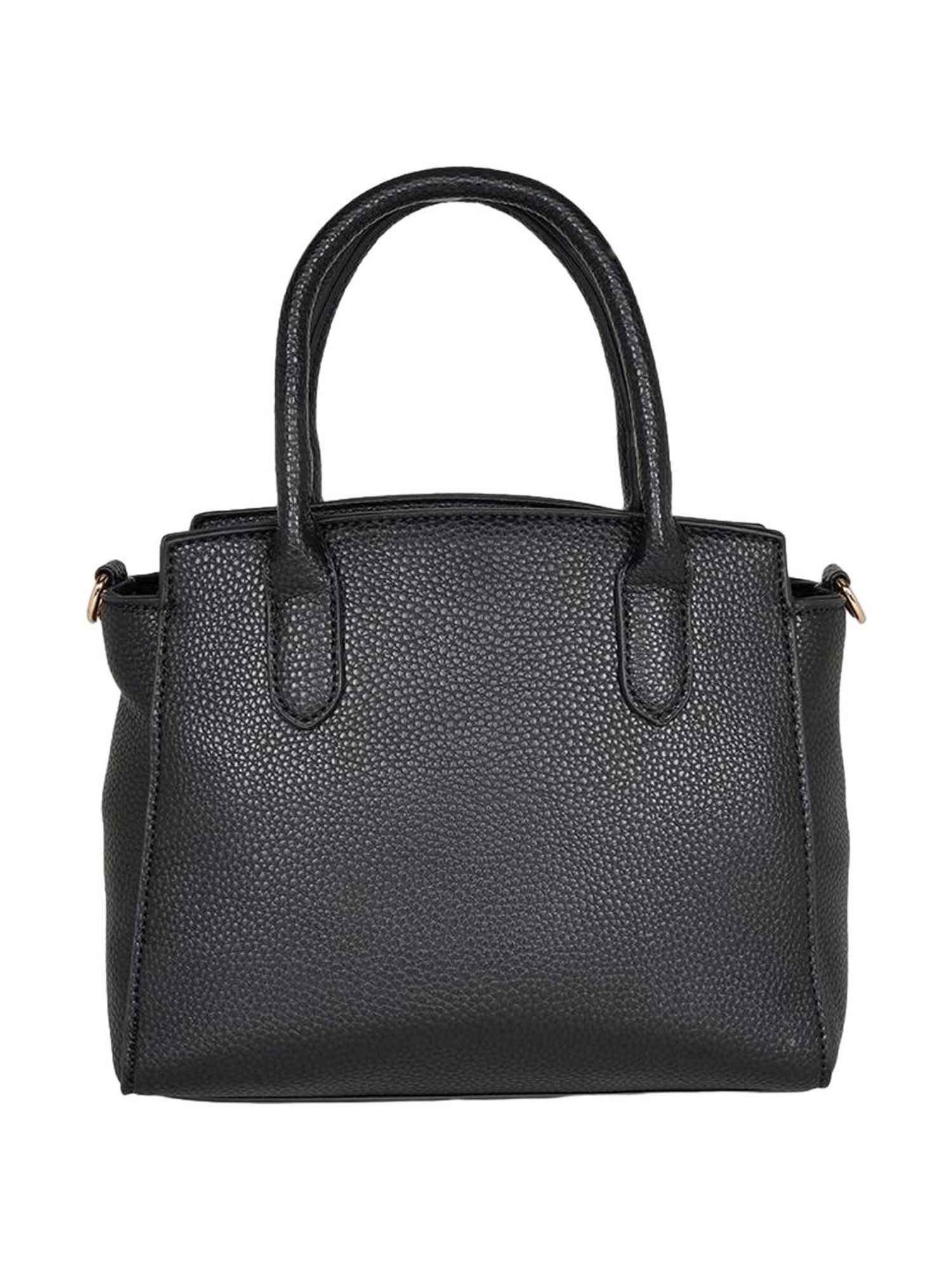 Forever Glam by Pantaloons Black Solid Handbag