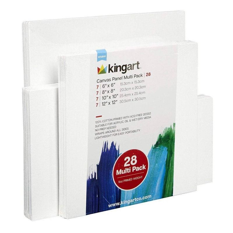 28pc Canvas Panels - Kingart