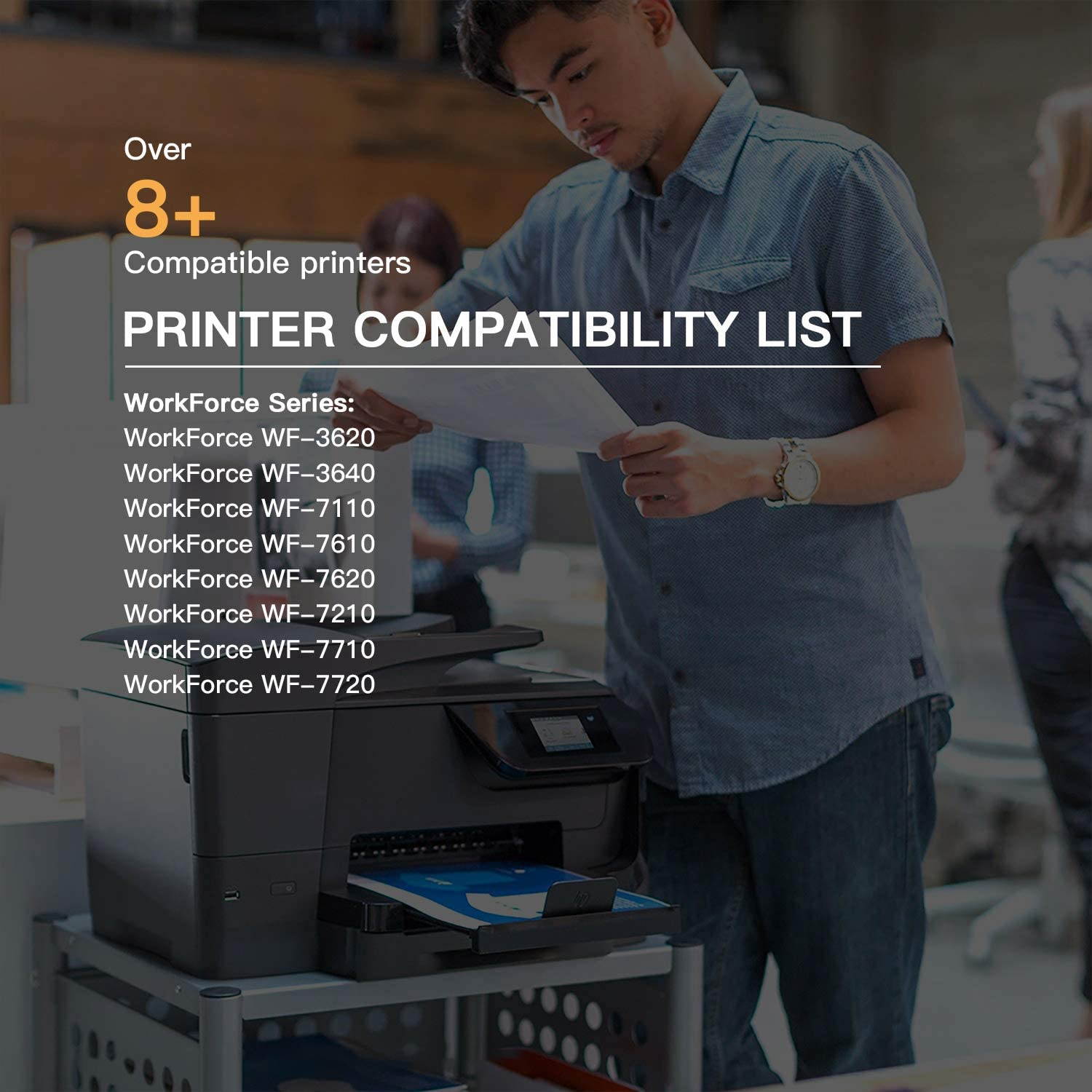 E-Z Ink (TM)  Ink Cartridge Replacement for Epson 252XL 252 XL T252XL120 to use with Workforce WF-7110 WF-7720 WF-7710 WF-3620 WF-3640 (1 Large Black, 1 Cyan, 1 Magenta, 1 Yellow) 4 PACK