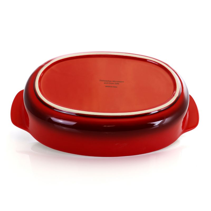 Crock-Pot 2.5 Quart Red Stoneware Baking Dish