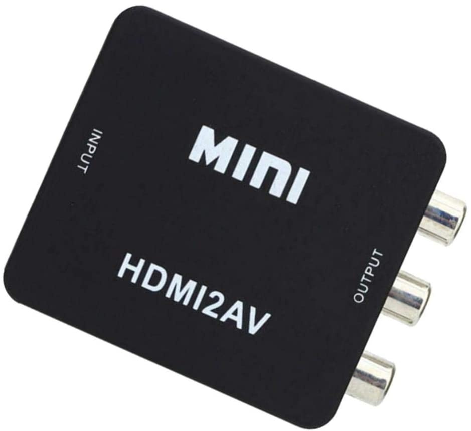 MagiDeal HDMI to RCA to AV, 1080P HDMI to AV 3RCA CVBs Composite Video Audio Convert