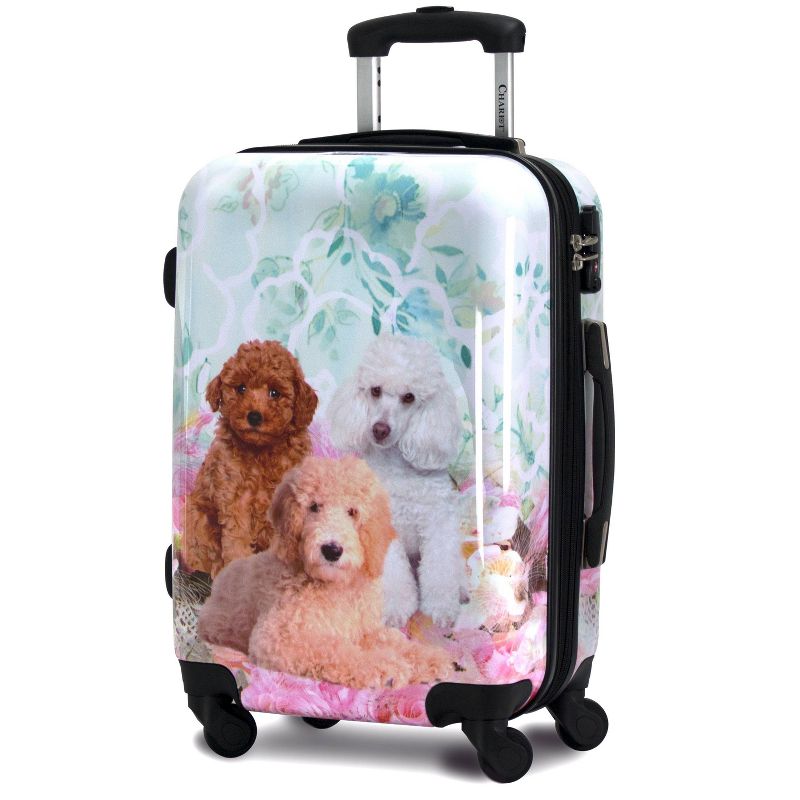 Chariot Travelware CHP-70 Garden Poodle 3pc Luggage Set