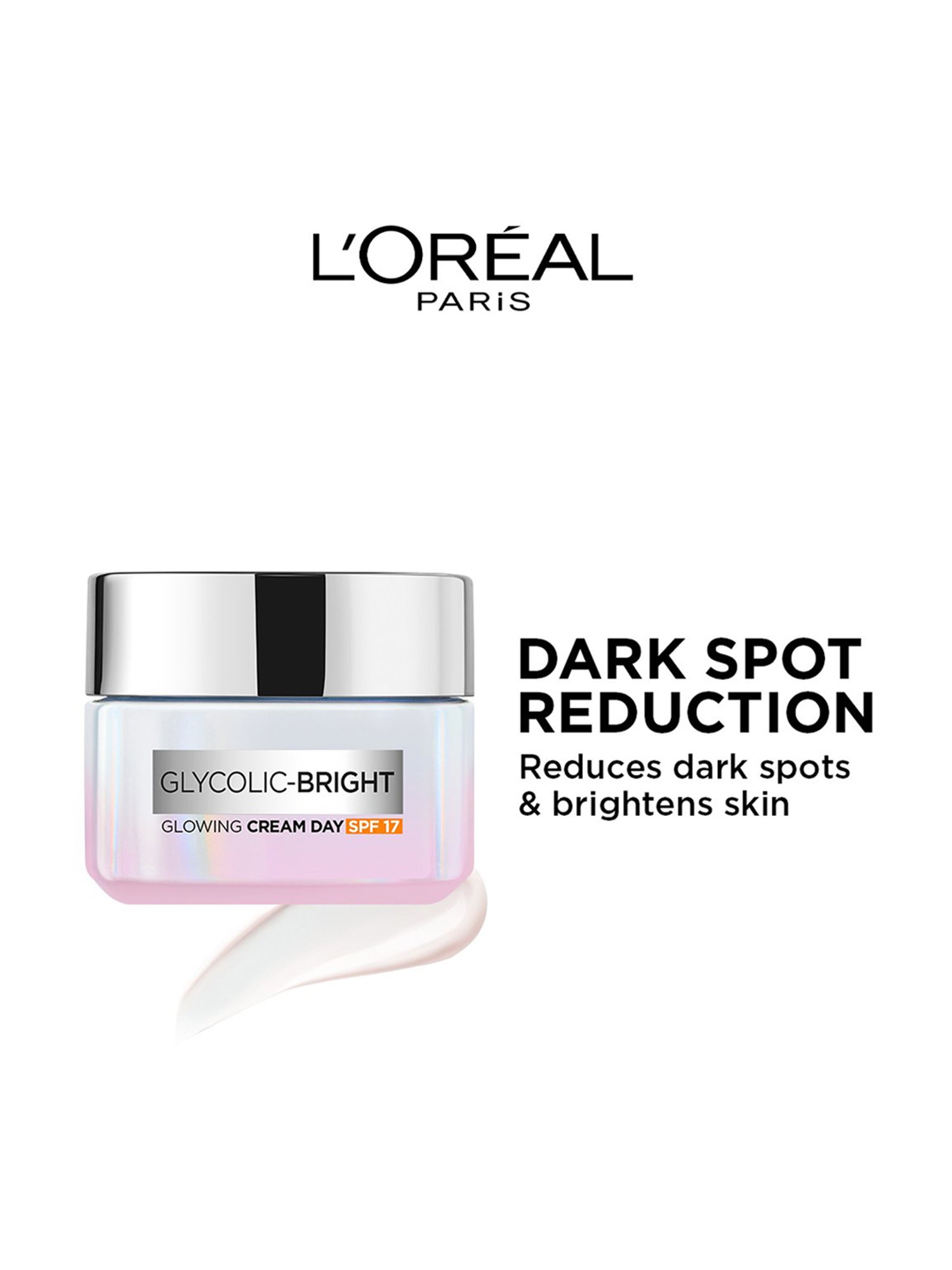L'Oreal Paris Glycolic Bright Day Cream with SPF 17 - 50 ml