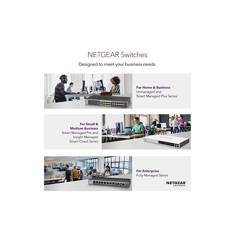 52-Port Gigabit Stackable Smart Switch (GS752TSB) - 48 x 1G, Managed, with 6 x 1G/2.5G SFP, Desktop or Rackmount, and Limited Lifetime Protection