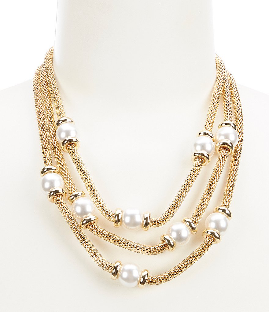 Short Multi Strand Necklace