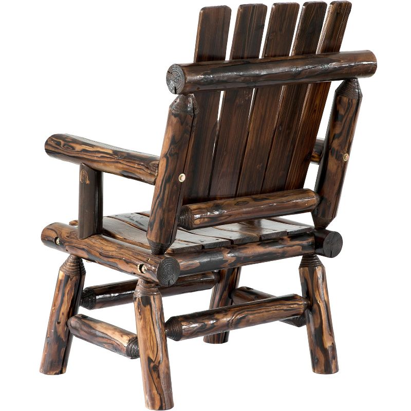 Wood Outdoor Bench in Natural Brown-Pemberly Row