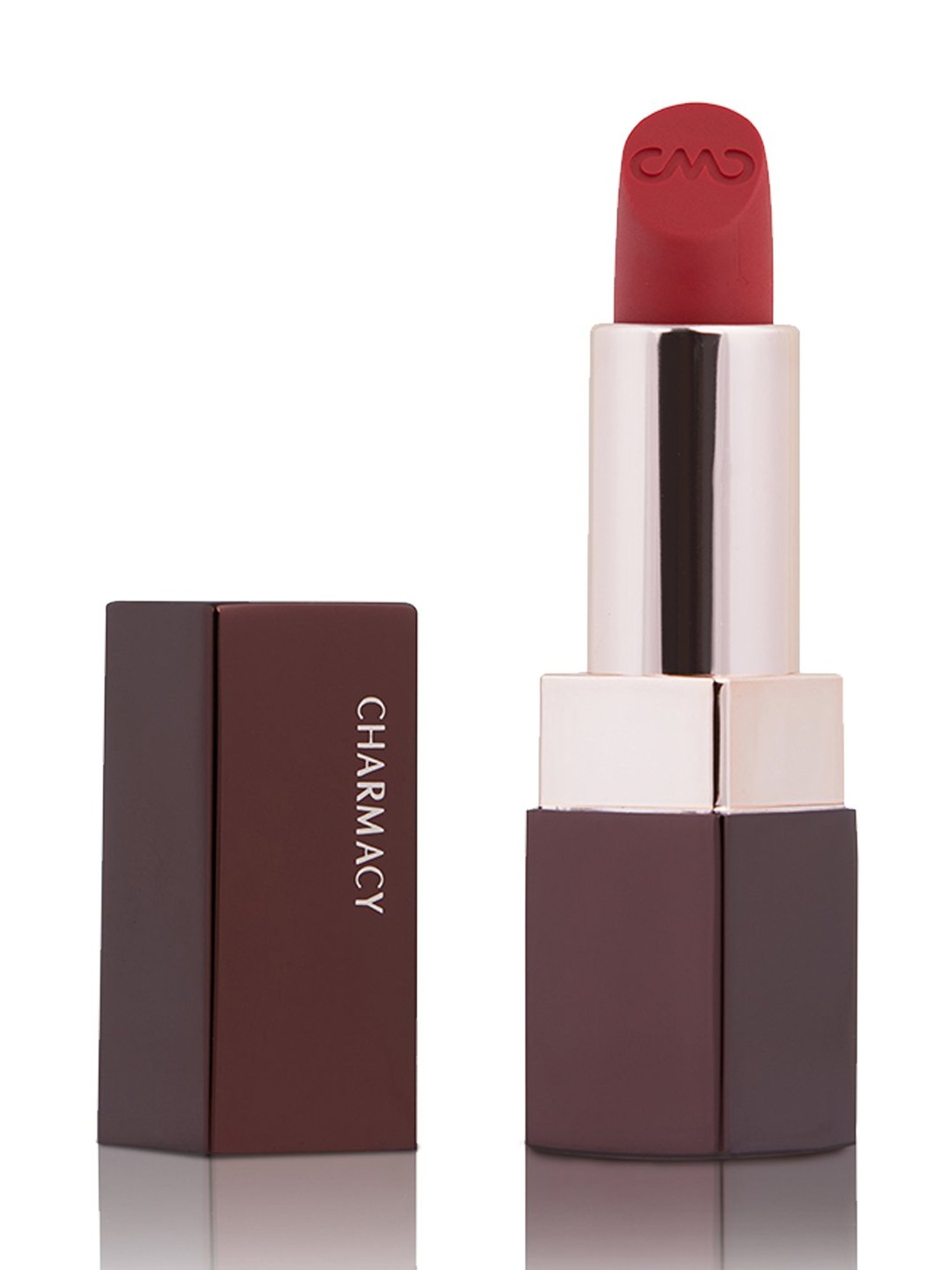 CHARMACY Milano Soft Satin Matte Lipstick Venetian Red 49 - 3.8 gm