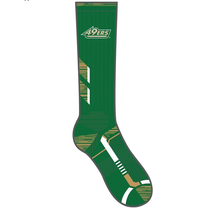NCAA Charlotte 49ers Men's Sweet Victory Crew Socks 10-13