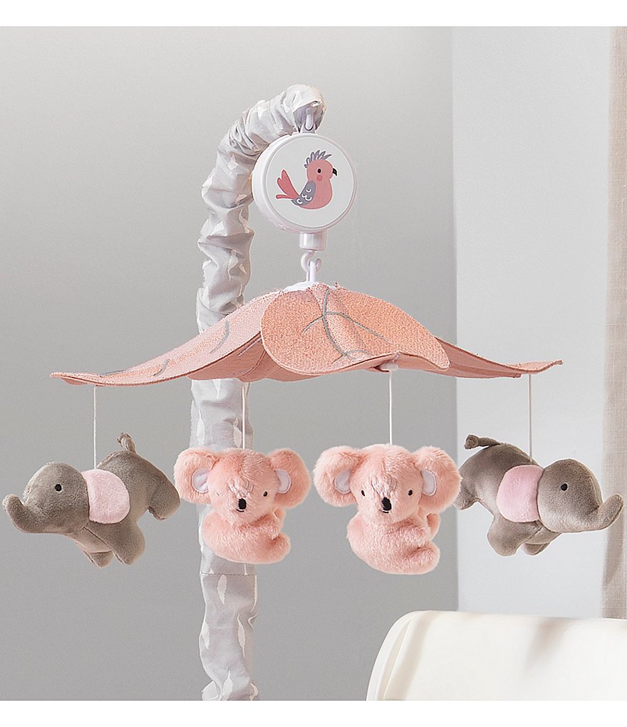 Lambs & Ivy Calypso Jungle Musical Baby Crib Mobile