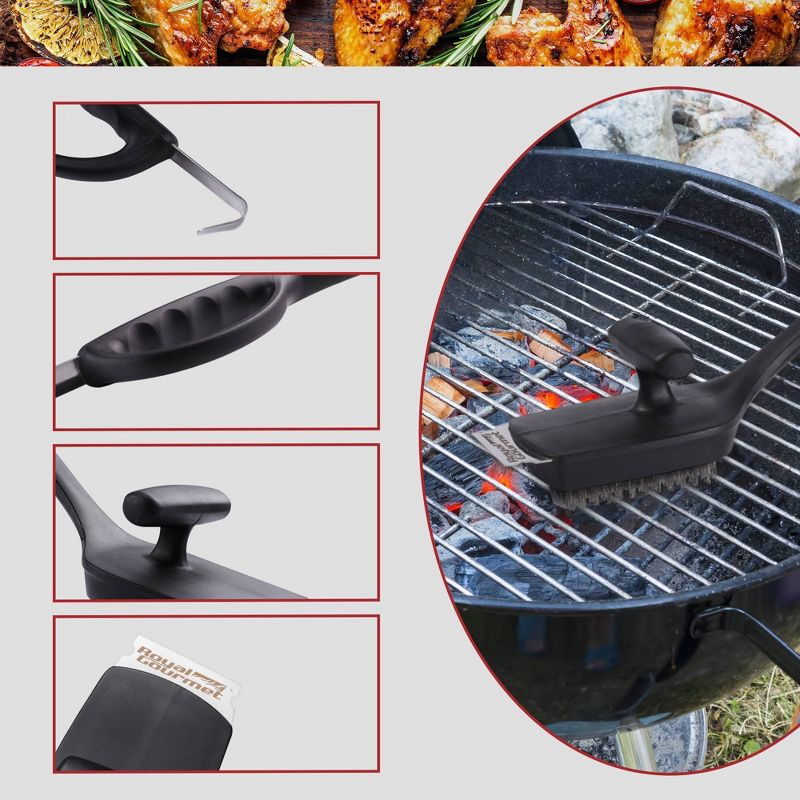Royal Gourmet 18'' Grill Cleaning Brush and Scraper With Wire Bristles