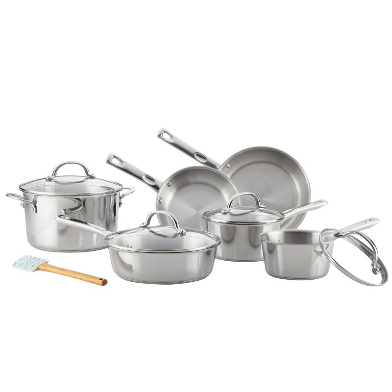 Ayesha Curry 11pc Home Collection Stainless Steel Cookware Set