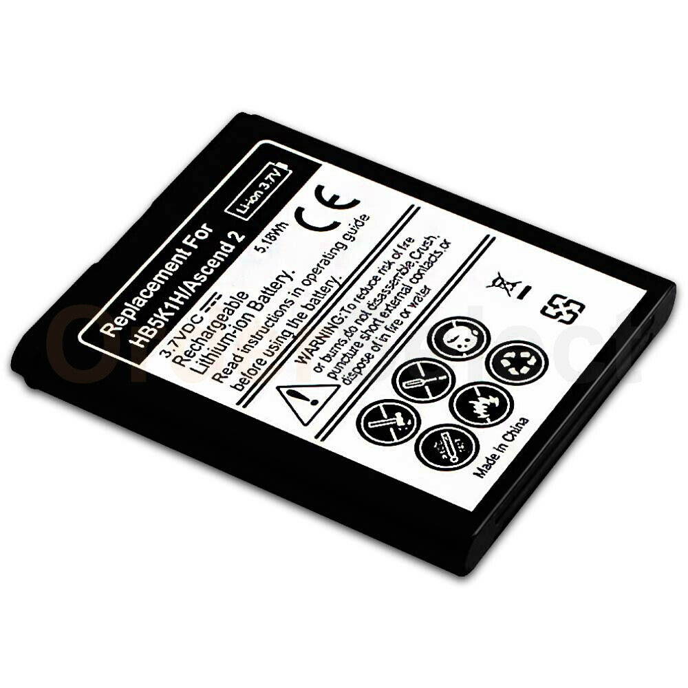 New Battery 1400mAh Battery 3.7V for Huawei HB5K1H M865 C8650, Ascend 2, Sonic