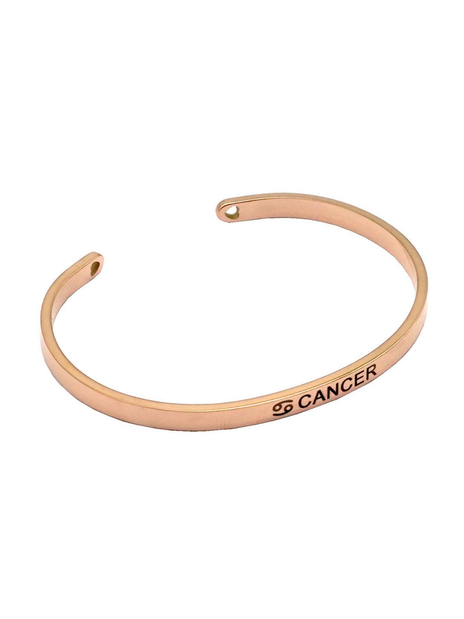 Joker & Witch Cancer Rose Gold Zodiac Band Flexible fit Bracelet