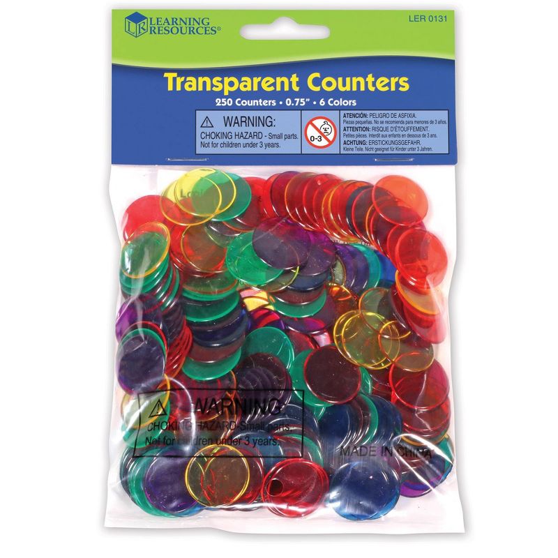 Learning Resources Transparent Counters