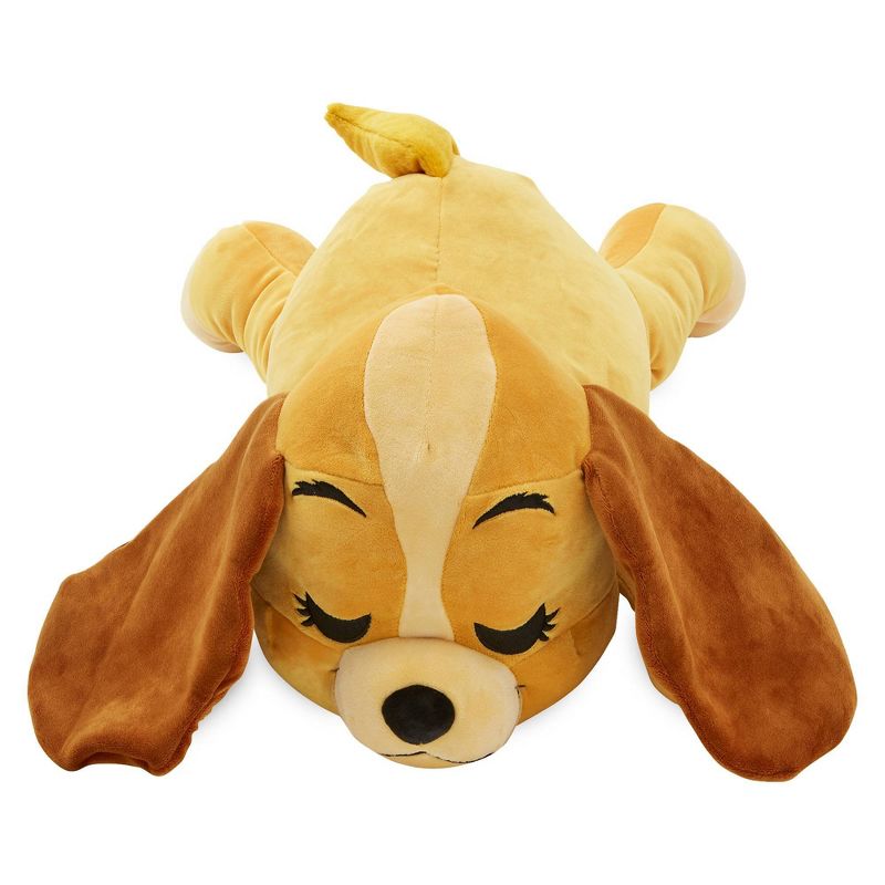 Lady and the Tramp Large Plush Throw Cuddle Pillow - Disney store