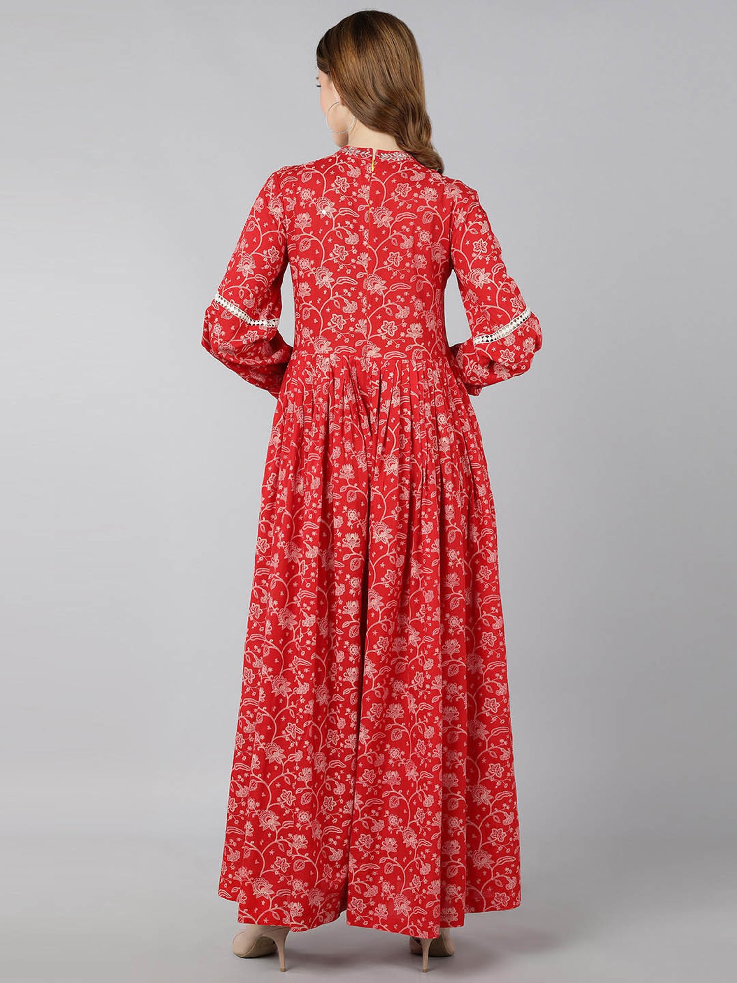 Kipek Red Printed Jumpsuit