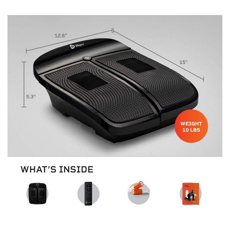 LifePro Portable Vitalize Foot, Ankle, Leg Deep Muscle Massage Pain Relief Machine with Customizable Speed and Optional Acupuncture Heads