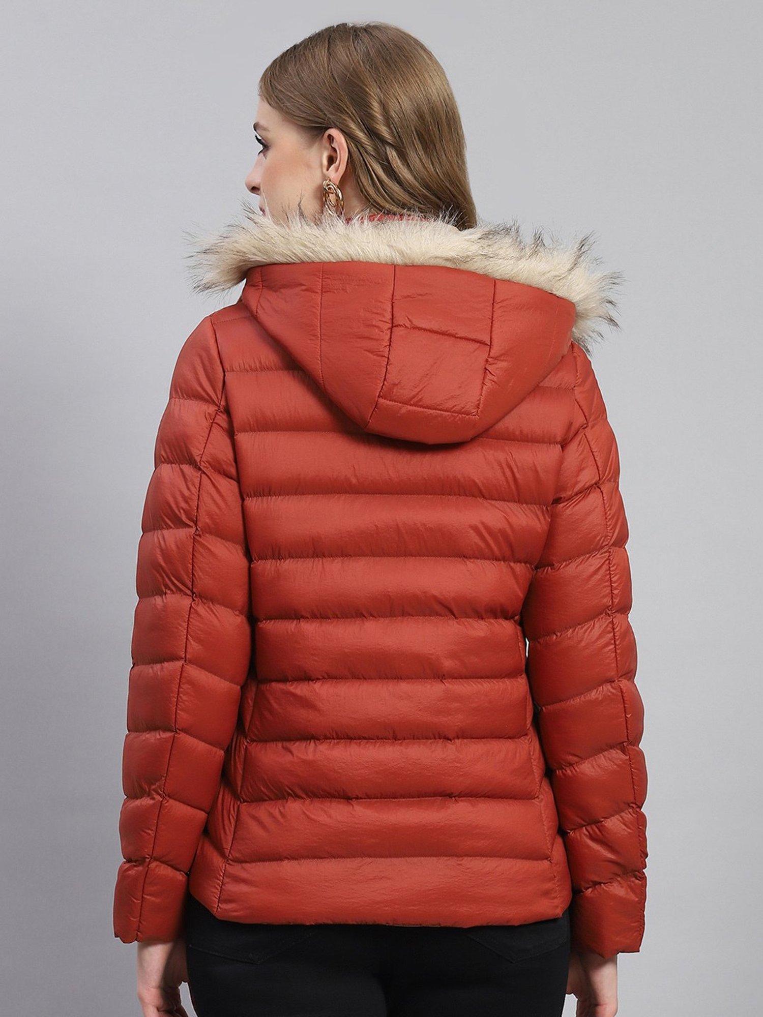 Monte Carlo Rust Regular Fit Puffer Jacket