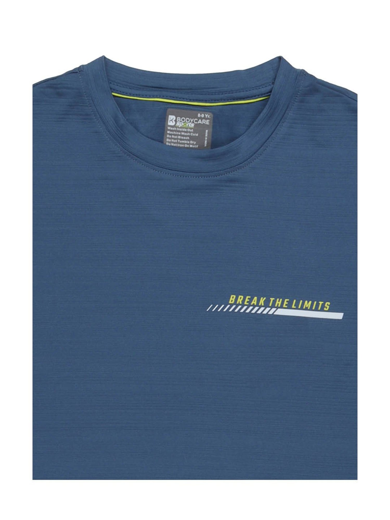 Bodycare Kids Blue Solid T-Shirt