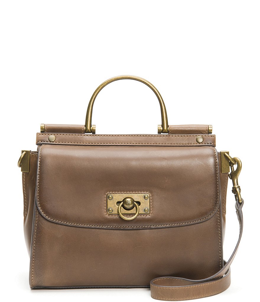 Frye Farrah Top Handle Leather Satchel Bag