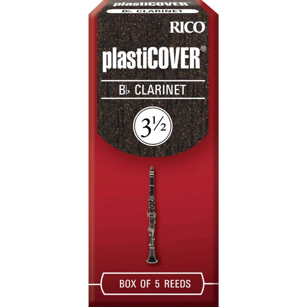 Rico Plasticover Bb Clarinet Reeds Strength 3.5 Box of 5