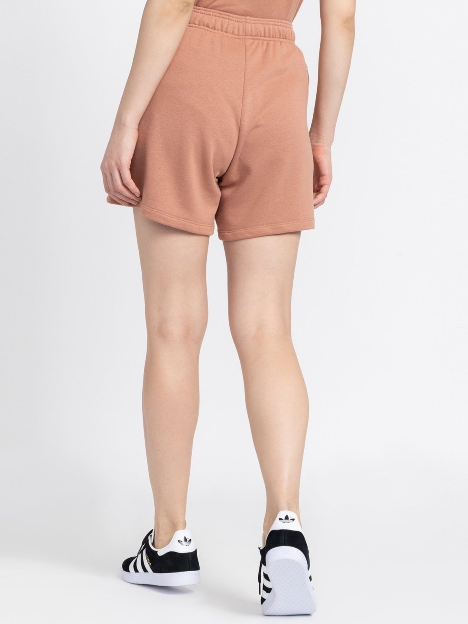 Adidas Originals Brown Cotton Shorts