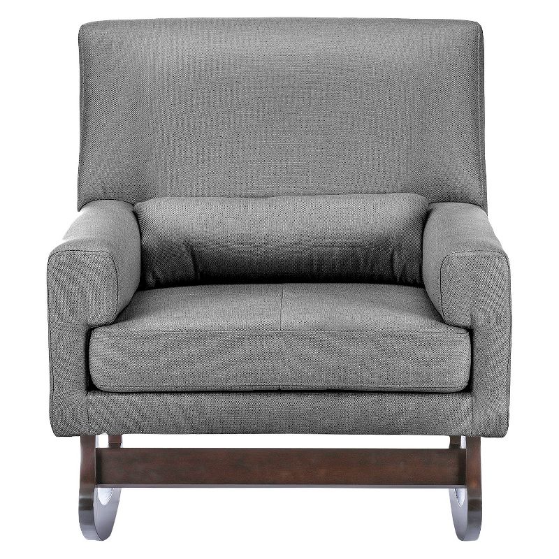 Wooden Rocking Chair Brown - Benzara