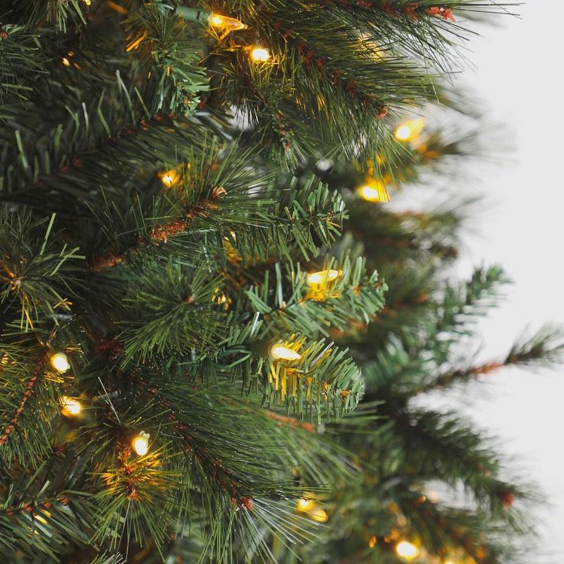 Home Heritage Albany 12' Pre-Lit Artificial Christmas Tree w/ Lights and Stand