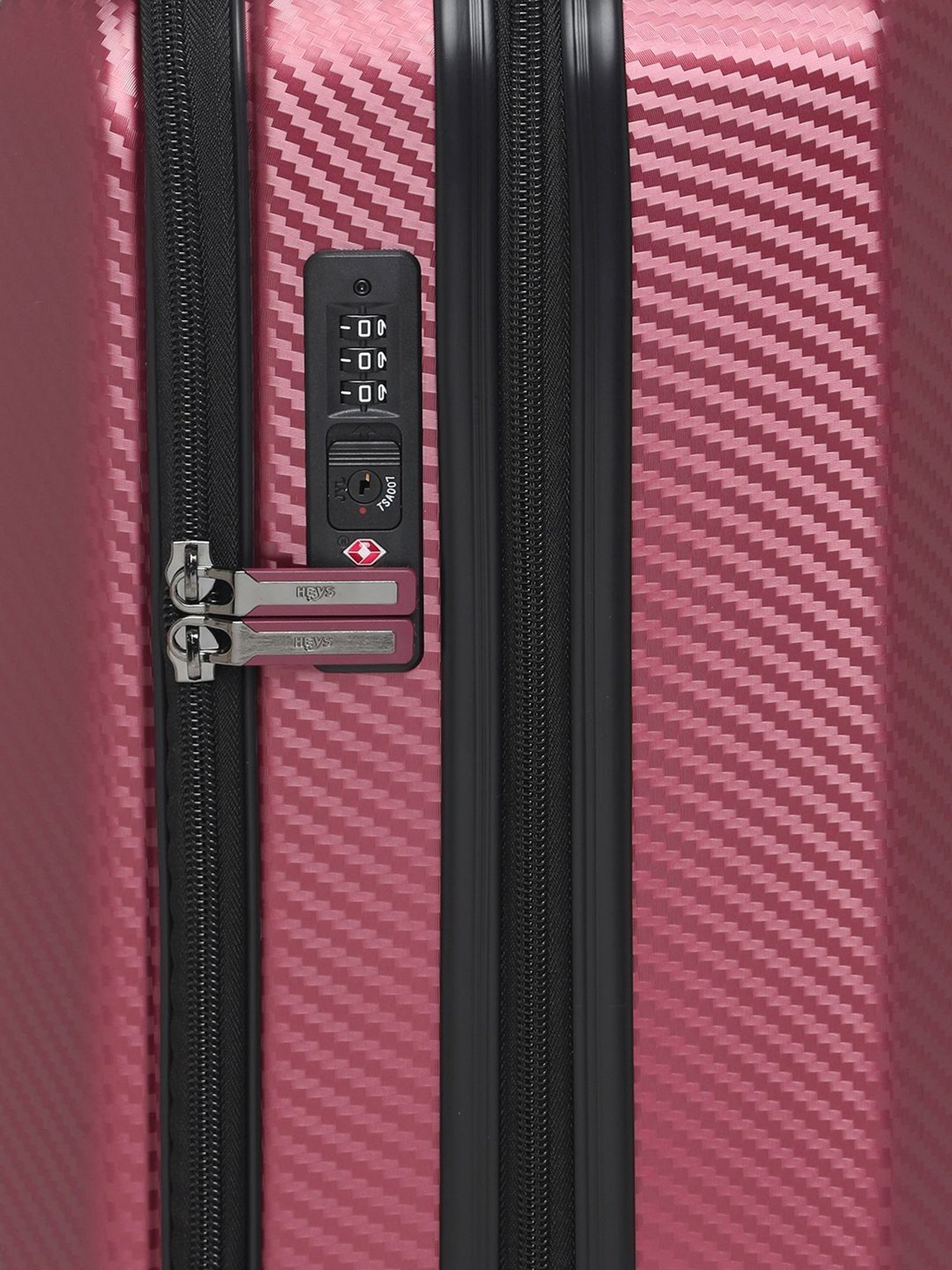 HEYS Ez Access 2.0 Burgundy Textured Hard Cabin Trolley Bag -21 cm