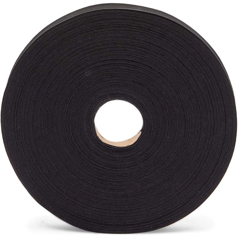 Bright Creations Fold Bias Tape for Sewing and Quilting (Black, 0.9 In x 55 Yards)
