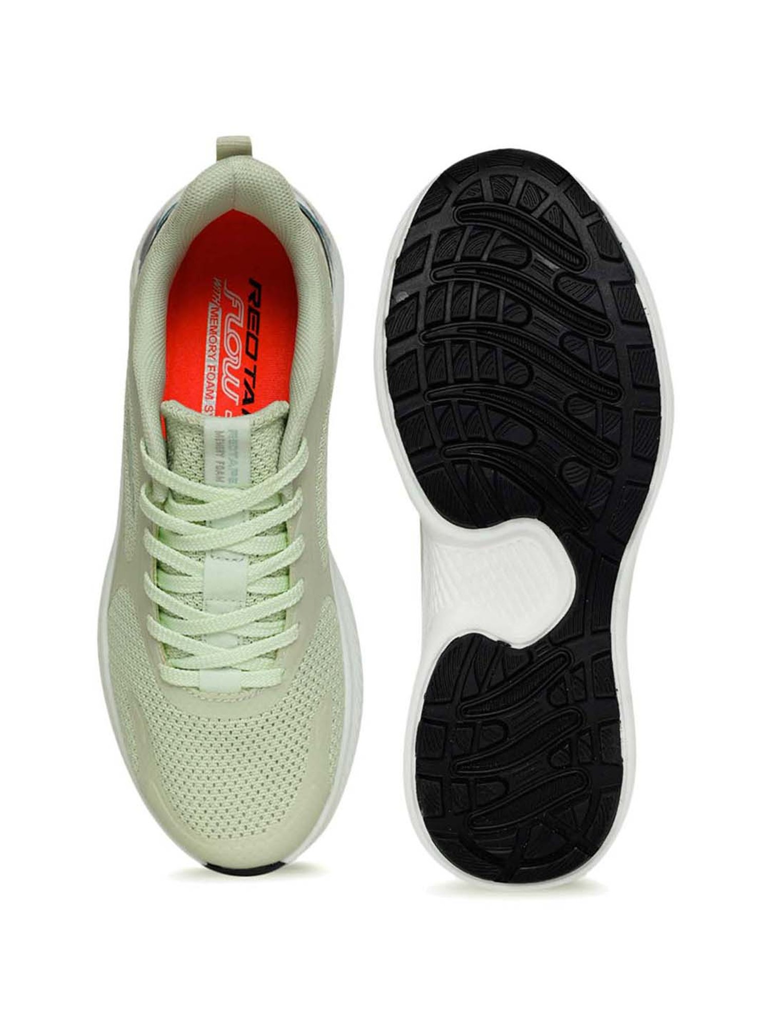 Red Tape Women's Pista Green Walking Shoes