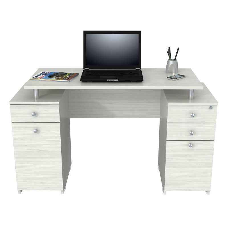 Computer Desk Washed Oak - Inval